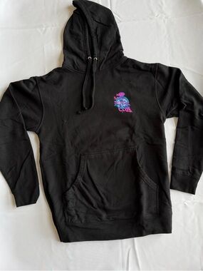 Anti Social Social Club Black Hoodie with White Interior Logo